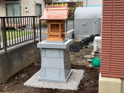府中市○○様へ稲荷宮一式を納入致しました